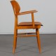 Wooden armchair produced by Ton circa 1960 - Eastern Europe design