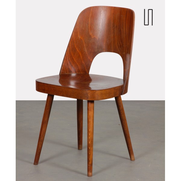 Wooden chair by Oswald Haerdtl for Ton, 1960s - Eastern Europe design