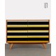 Yellow and black chest of drawers, model U-453, by Jiri Jiroutek, 1960s - Eastern Europe design