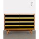 Yellow and black chest of drawers, model U-453, by Jiri Jiroutek, 1960s - Eastern Europe design