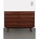 Dark oak chest of drawers by Jiri Jiroutek, model U-453, circa 1960 - Eastern Europe design