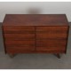 Dark oak chest of drawers by Jiri Jiroutek, model U-453, circa 1960 - Eastern Europe design