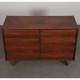 Dark oak chest of drawers by Jiri Jiroutek, model U-453, circa 1960 - Eastern Europe design