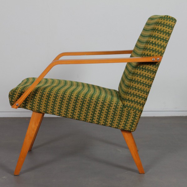 Wooden armchair from the 1970s - 