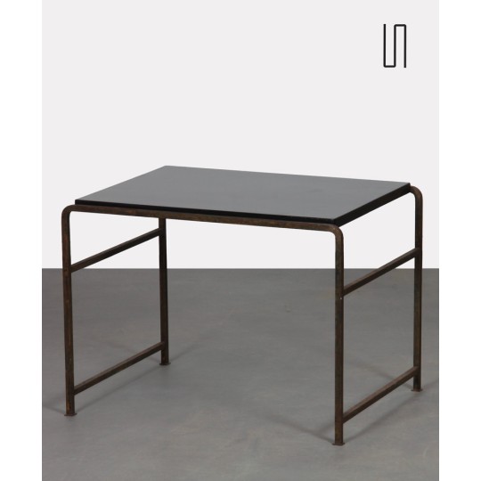 Wood and metal coffee table from the 1960s - 