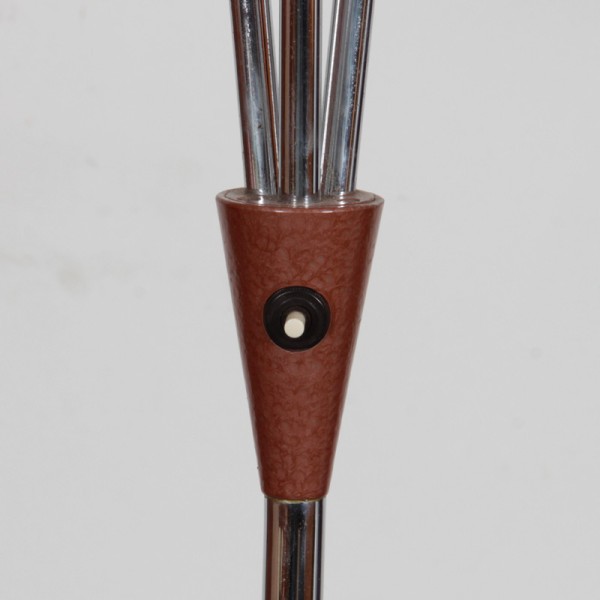 Vintage metal floor lamp by Lidokov, circa 1960 - Eastern Europe design