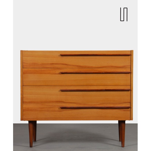 Small vintage wooden chest of drawers by UP Zavody circa 1960 - Eastern Europe design
