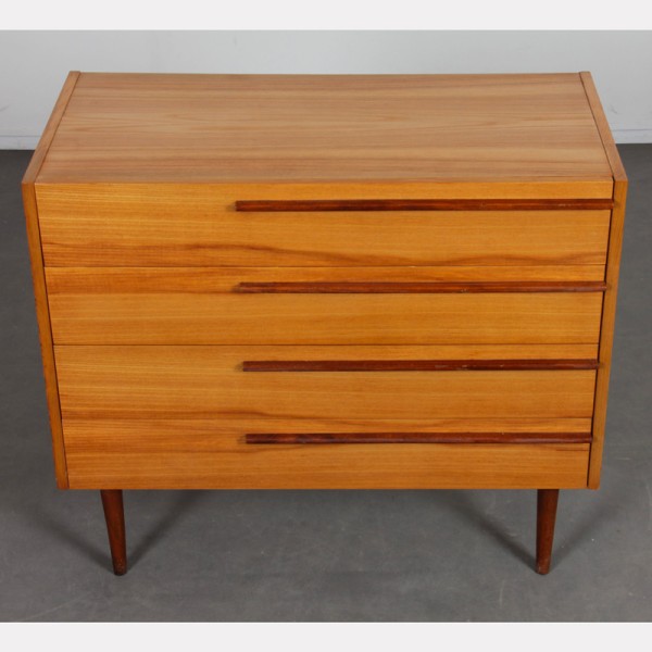 Small vintage wooden chest of drawers by UP Zavody circa 1960 - Eastern Europe design