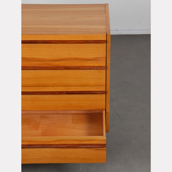 Small vintage wooden chest of drawers by UP Zavody circa 1960 - Eastern Europe design