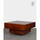 Table basse sur roulettes des années 1970 - 