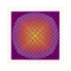 Screenprint - Yvaral - Quadrature IV - Kinetic art