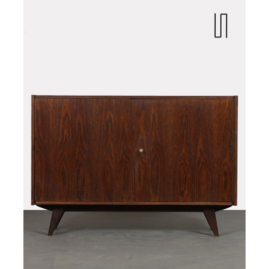 Dark oak chest by Jiri Jiroutek, model U-450 from the 1960s - Eastern Europe design