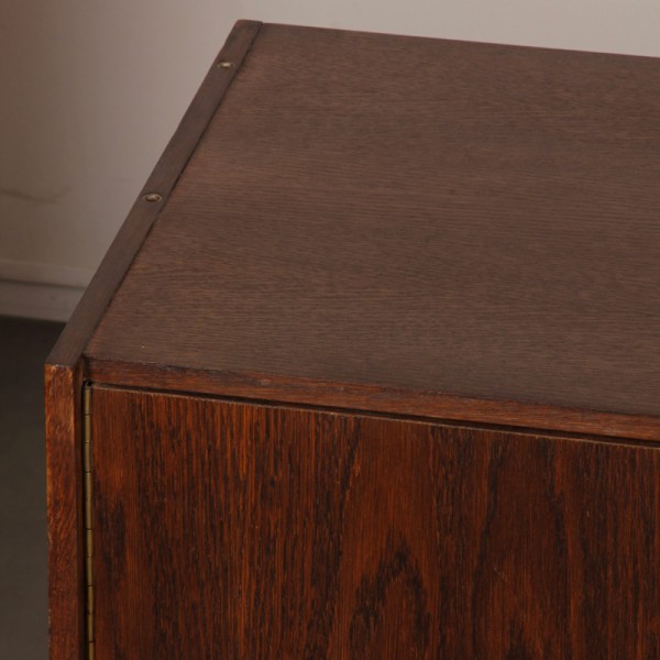 Dark oak chest by Jiri Jiroutek, model U-450 from the 1960s - Eastern Europe design