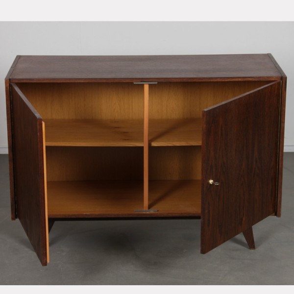 Dark oak chest by Jiri Jiroutek, model U-450 from the 1960s - Eastern Europe design