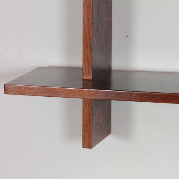 Wooden wall shelf from the 1960's - 