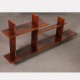 Wooden wall shelf from the 1960's - 