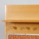Rattan coat rack published by Uluv in the 1960s - 