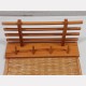 Wicker coat rack produced by Uluv in the 1960s - 