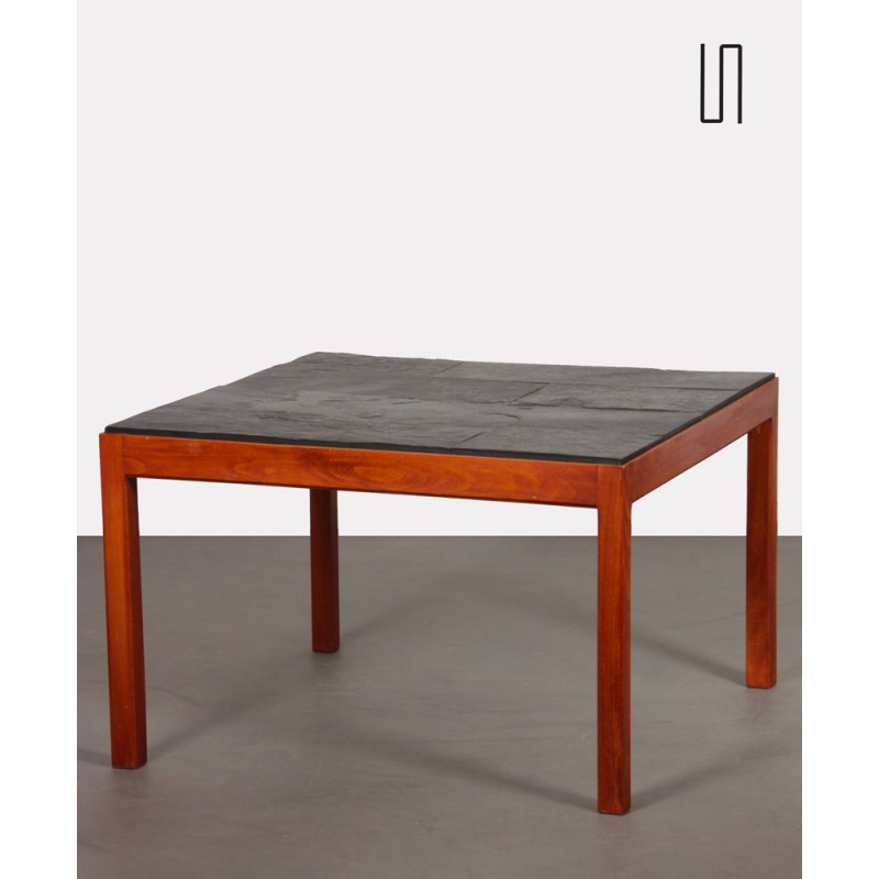 Set De 2 Tables Basses Montreal En Bois Antique - 77x40cm Et 57x35cm - Design Moderne Et Pliable