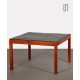 Vintage wood and slate coffee table, 1970 - 