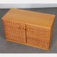 Small rattan chest produced by Uluv in the 1970s - 