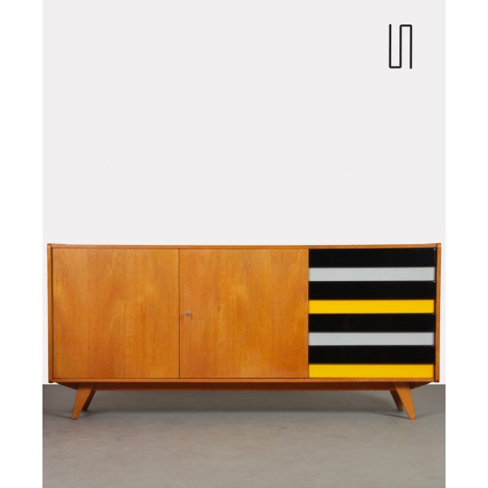 Oak sideboard by Jiri Jiroutek, model U-460, 1960s