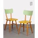 Pair of vintage wooden chairs by Ton, 1960 - Eastern Europe design