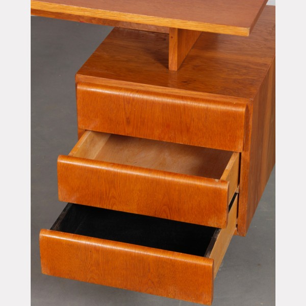 Vintage desk by Bohumil Landsman, 1970s - Eastern Europe design