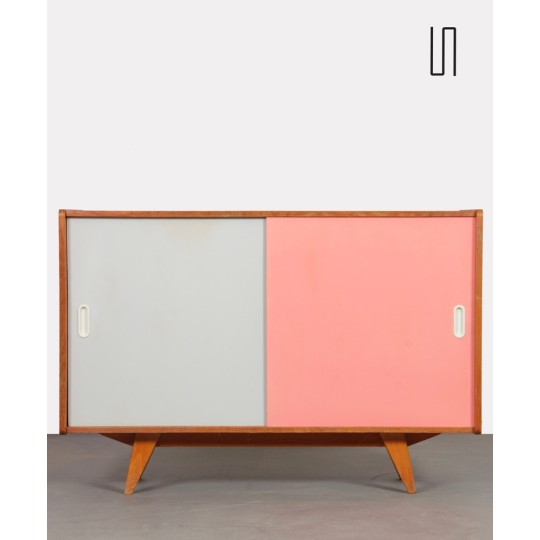 Pink and white dresser by Jiri Jiroutek, model U-452 circa 1960s