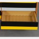 Yellow and black chest of drawers, model U-453, by Jiri Jiroutek, 1960s - Eastern Europe design