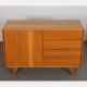 Vintage oak storage unit by Jiri Jiroutek, model U-458, 1960s - Eastern Europe design