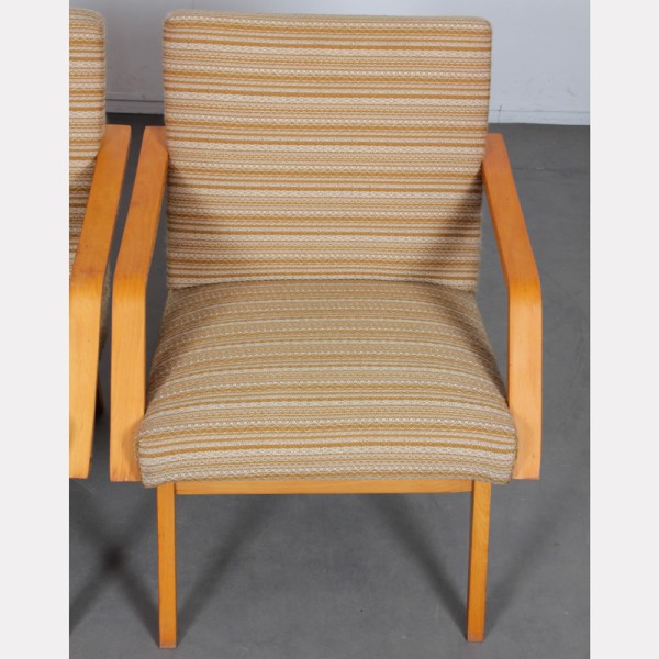 Pair of wooden armchairs from the 1970s - 