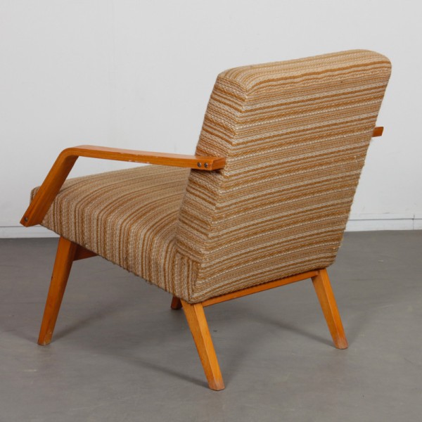 Pair of wooden armchairs from the 1970s - 
