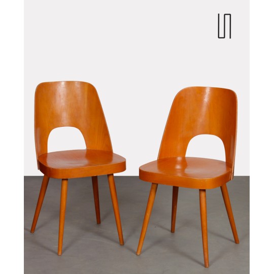 Pair of chairs by Oswald Haerdtl for Ton, 1960s - Eastern Europe design