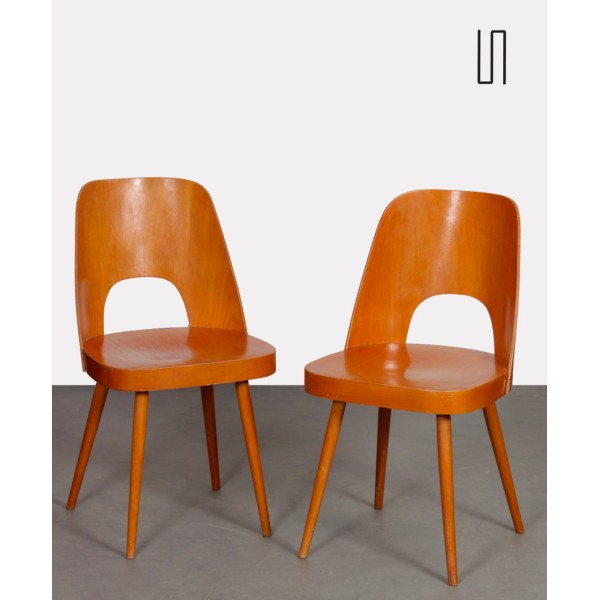 Paire de chaises par Oswald Haerdtl pour Ton, 1960 - Design d'Europe de l'Est