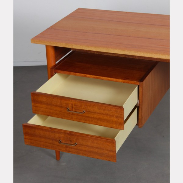 Vintage wooden desk from the 1970s - Eastern Europe design