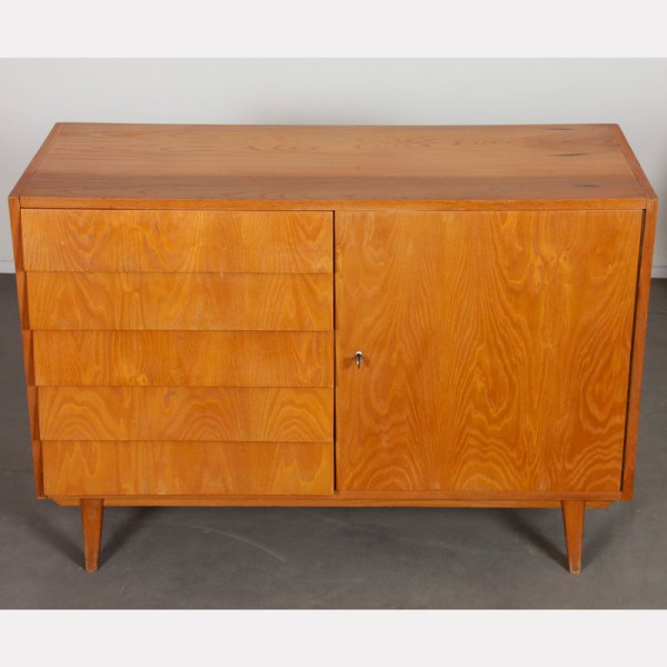 Wooden chest of drawers produced in Czech Republic, 1960s - 