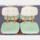 Suite of 4 vintage wooden chairs, edited by Ton, 1960s - Eastern Europe design