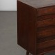 Dark oak chest of drawers by Jiri Jiroutek, model U-453, circa 1960 - Eastern Europe design