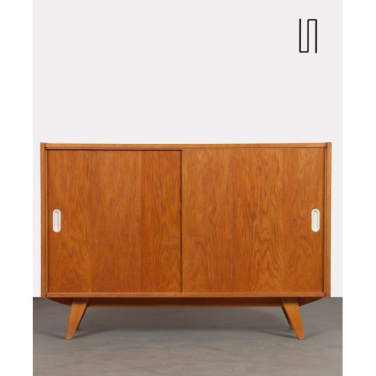 Oak chest, model U-452, by Jiri Jiroutek for Interier Praha, 1960s - 