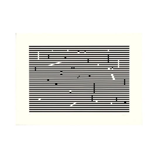 Screenprint - Yaacov Agam - Double Metamorphosis 1 - Kinetic art