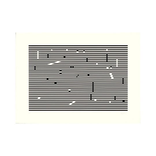 Screenprint - Yaacov Agam - Double Metamorphosis 1 - Kinetic art