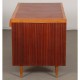 Oak and mahogany desk, French design, 1950s - 