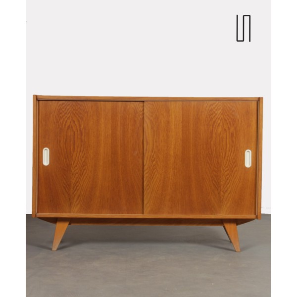 Oak chest, model U-452, by Jiri Jiroutek for Interier Praha, 1960s - 