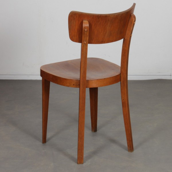 Wooden chair produced by Ton, 1960 - Eastern Europe design