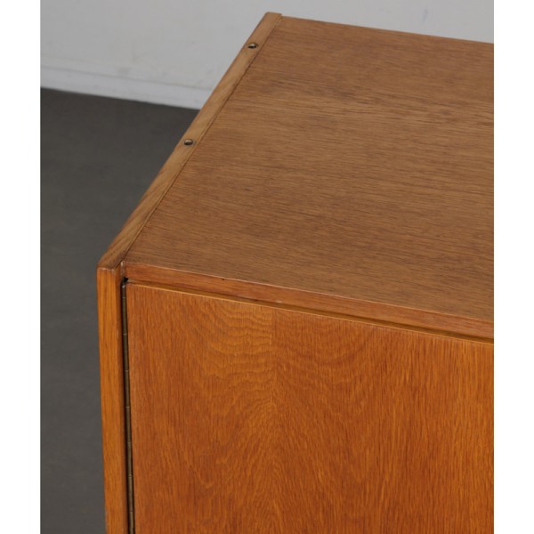 Vintage oak storage unit by Jiri Jiroutek, model U-458, 1960s - Eastern Europe design