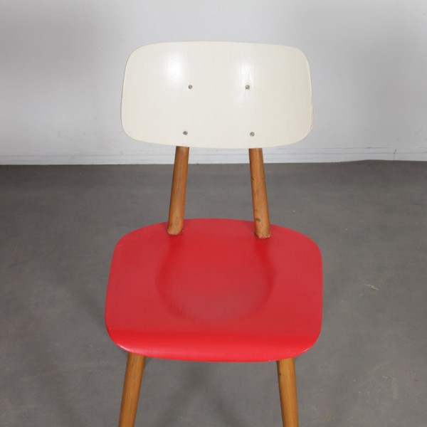 Pair of vintage wooden chairs by Ton, 1960 - Eastern Europe design