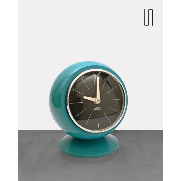 Horloge polonaise Predom pour Metron, 1970 - Design d'Europe de l'Est