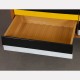 Yellow and black chest of drawers, model U-453, by Jiri Jiroutek, 1960s - Eastern Europe design