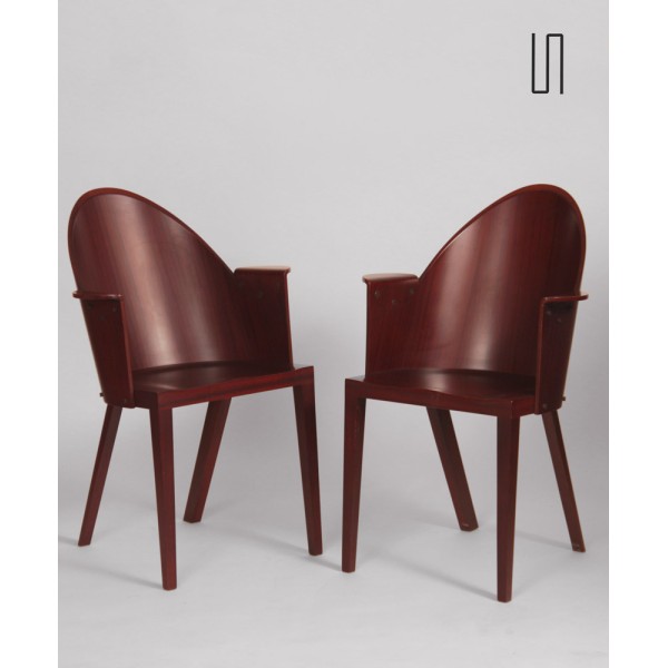 Pair of chairs, Royalton model, by Philippe Starck for Driade, 1988 - 
